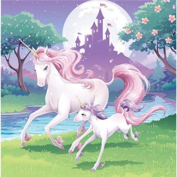 6.5" Lunch Napkins - Unicorn Fantasy (16ct) - Premium Party Distribution