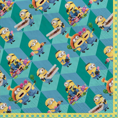 6.5" Luncheon Napkins - Despicable Me (16ct) - Premium Party Distribution