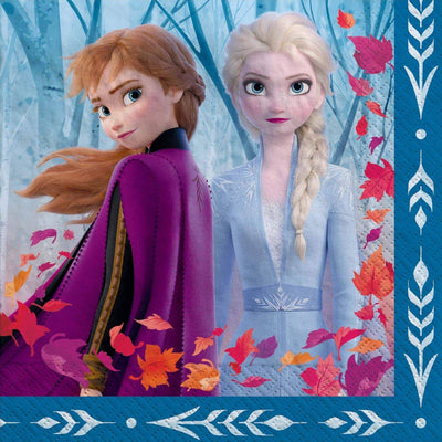 6.5" Luncheon Napkins - Disney Frozen 2 (16ct) - Premium Party Distribution