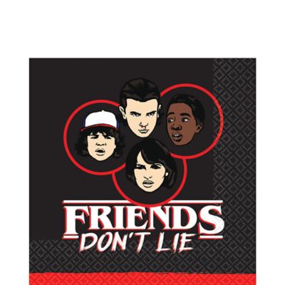 6.5" Luncheon Napkins - Stranger Things (16ct) - Premium Party Distribution