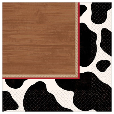 6.5" Luncheon Napkins - Yeehaw (16ct) - Premium Party Distribution