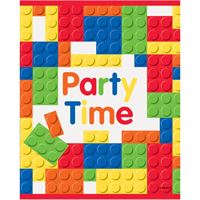 Building Blocks Birthday Loot Bags 8ct