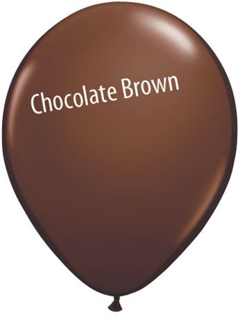 11in Fashion CHOCOLATE BROWN Qualatex