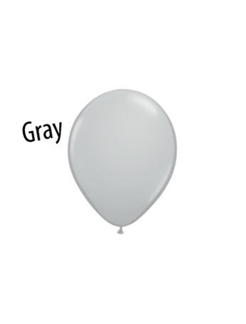 5 inch Fashion Gray latex balloons