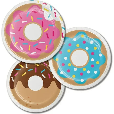 Donut Time 7" Desert Plates 8ct