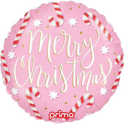 Prima 18" Round Merry Christmas Candy Canes