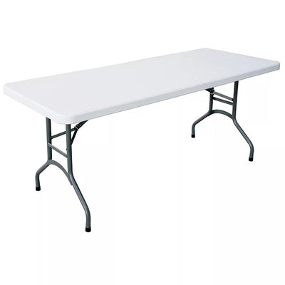 6ft x 30" Heavy Duty Plastic Folding Table (1 Count) - Winner Party - Premium Party Distribution