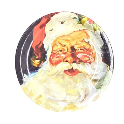 7" Paper Plates - Merry Santa (8ct) - Premium Party Distribution