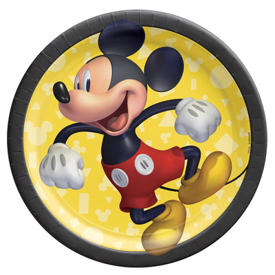 7" Paper Plates - Mickey Mouse Forever (8ct) - Premium Party Distribution