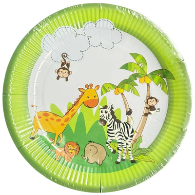 7" Paper Plates - Safari (8 Count) - Premium Party Distribution