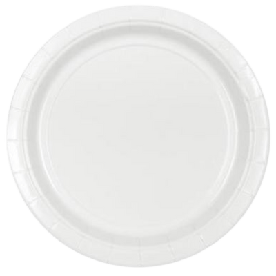 7" Paper Plates - Solid Color (Choose Color) - Premium Party Distribution