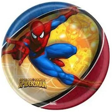 7” Paper Plates - Spider - Man (8ct) - Premium Party Distribution
