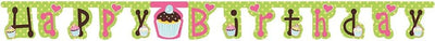 7.25' Banner - Sweet Treats Happy Birthday - Premium Party Distribution
