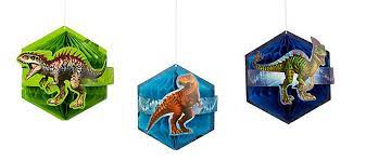 7.5" Jurassic World Honeycomb Decorations (3 Count) - Amscan - Premium Party Distribution
