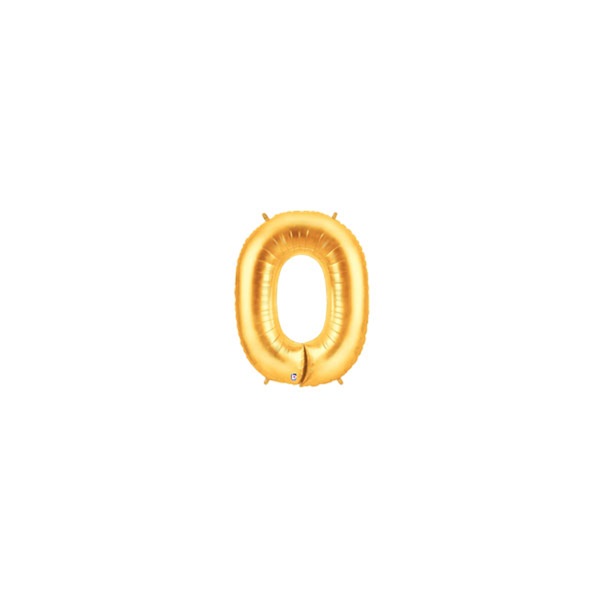 7in GOLD Letter O MegaLoon Jr., Price Per Bag of 5