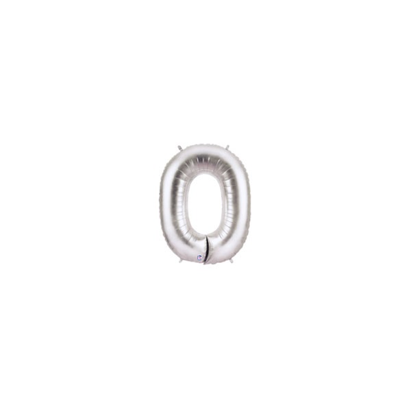 7in SILVER Letter O MegaLoon Jr., Price Per Bag of 5