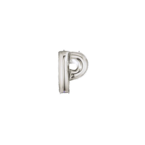 7in SILVER Letter P MegaLoon Jr., Price Per Bag of 5