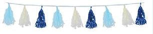 8' Tassel Garland - Blues - Premium Party Distribution