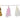 8' Tassel Garland - Pink and Gold - Premium Party Distribution