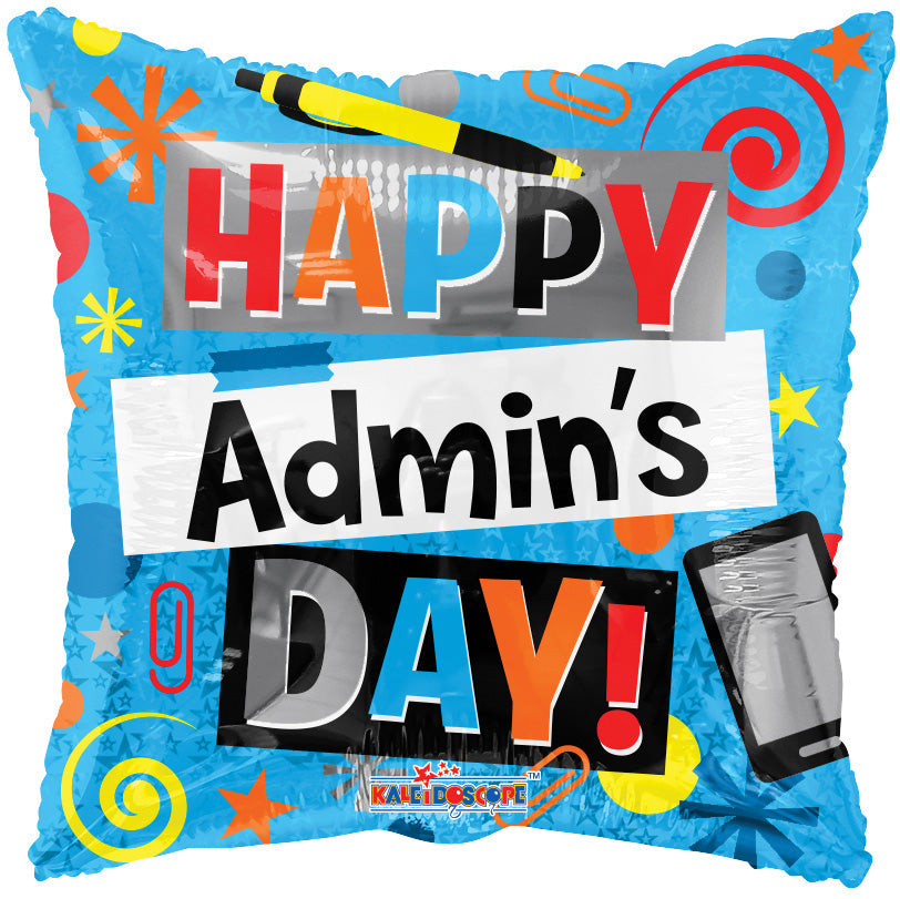 ConverUSA 18" Happy Admin's Day Balloon