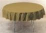 84in METALLIC GOLD Round Table Cover - Heavy Duty Plastic