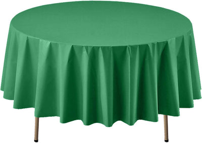 84" Round Table Cover - Kelly Green - Premium Party Distribution