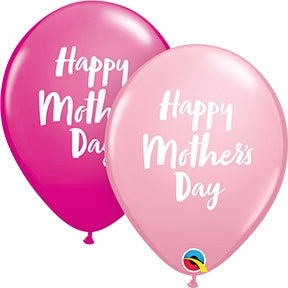 Mother's Day Script Latex Balloons