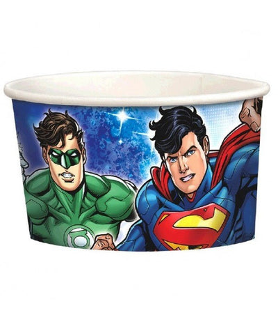 8.5oz Treat Cups - Justice League (8ct) - Premium Party Distribution