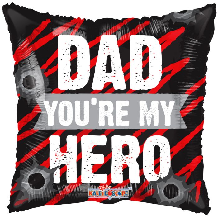 ConverUSA 18" Dad You're My Hero Balloon-Flat