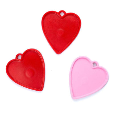 8g Balloon Weights Assorted - Red and Pink Hearts (100ct) - Premium Party Distribution