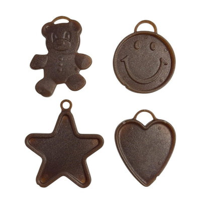 8g Balloon Weights Brown - Assorted Shapes (100ct) - Premium Party Distribution
