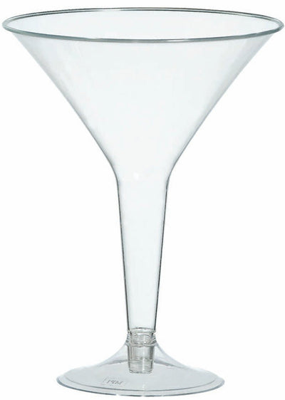 8oz Martini Glasses - Clear (20ct) - Amscan - Premium Party Distribution