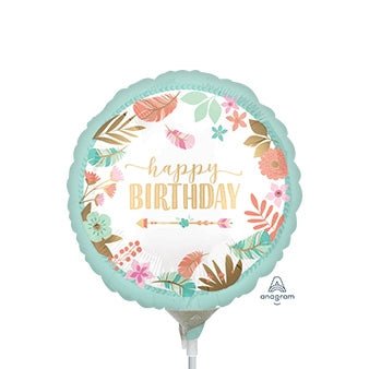 9" Boho Birthday Girl (25ct) - Premium Party Distribution