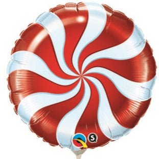 9" Candy Swirl - Red (25ct) - Premium Party Distribution