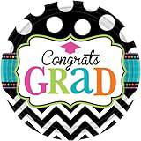9" Congrats Grad Dream Big Graduation Plates 60ct - Amscan - Premium Party Distribution