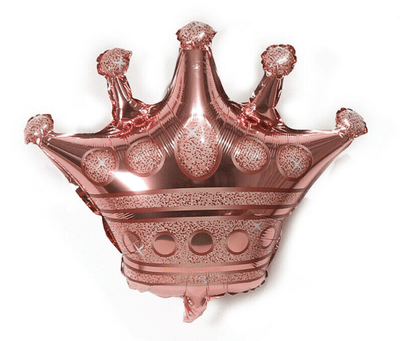 9" Crown - Rose Gold (5ct) - Premium Party Distribution
