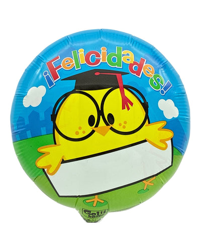 9" Felicidades Pollito Graff (100ct) - Premium Party Distribution
