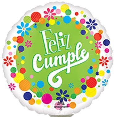 9" Feliz Cumple Puntos (25ct) - Premium Party Distribution