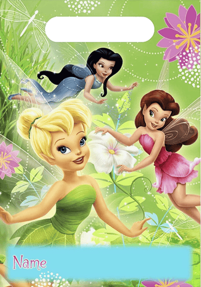 9" Goodie Bags - Disney Fairies (8ct) - Premium Party Distribution