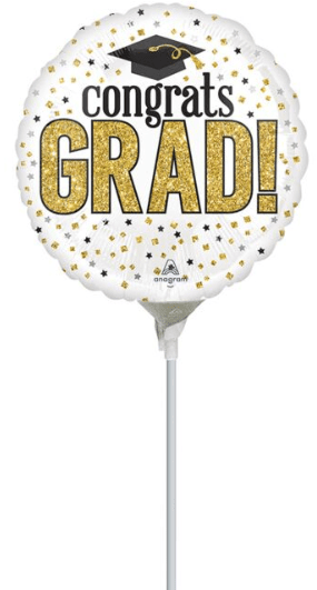9" Grad Sparkle (25ct) - Anagram - Premium Party Distribution