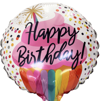 9" Happy Birthday Cupcake Confetti - Premium Party Distribution
