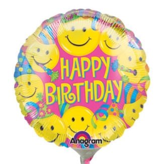9" Happy Birthday Smiles (25ct) - Premium Party Distribution