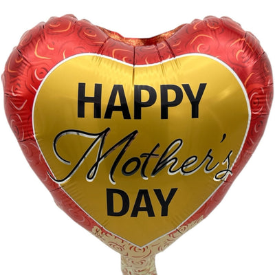 9" Happy Mother's Day Heart (100ct) - Premium Party Distribution