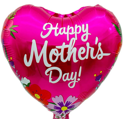 9" Happy Mother's Day Heart (100ct) - Premium Party Distribution