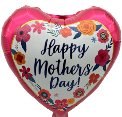 9" Happy Mother's Day Heart (100ct) - Premium Party Distribution