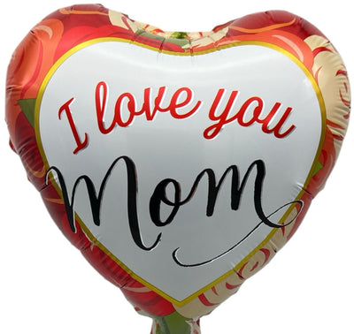9" Happy Mother's Day Heart Balloon 100ct - Party America - Premium Party Distribution