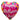 9" Happy Mother's Day Pink Heart With Flowers Foil Balloon 100ct - ConverUSA - Premium Party Distribution