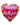 9" Happy Mother's Day Pink Heart With Flowers Foil Balloon 100ct - ConverUSA - Premium Party Distribution