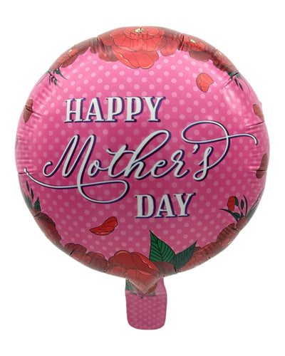 9" Happy Mother's Day Round Balloon 100ct - Party America - Premium Party Distribution