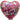 9" Happy Mother's Rosas & Banner Heart Balloon 100ct - ConverUSA - Premium Party Distribution